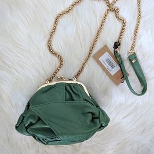 Z Spoke by Zac Posen Green Leather Bow Bag